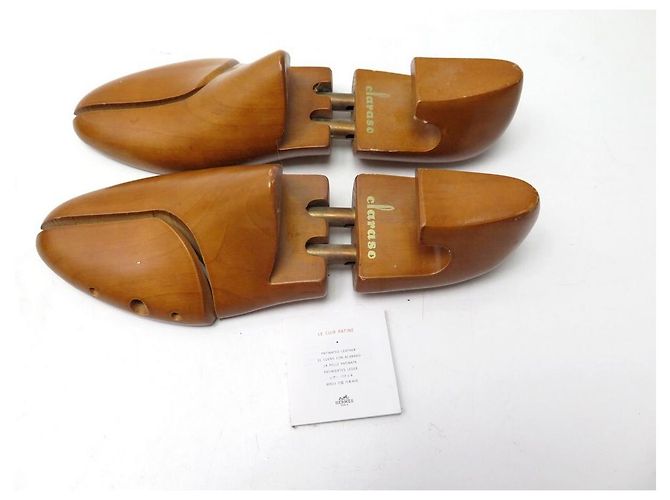 Hermès SCARPE HERMES STIVALI STAFFE 44 SCARPE STIVALI IN PELLE MARRONE - vista 7