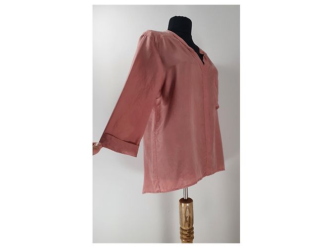 Hugo Boss Boss Orange Top de seda rosa - vista 2