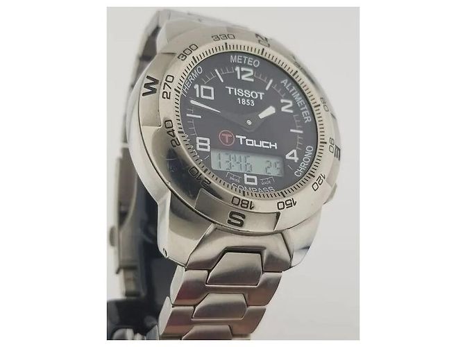 Relógio Tissot T-Touch em titânio Metálico - vista 2