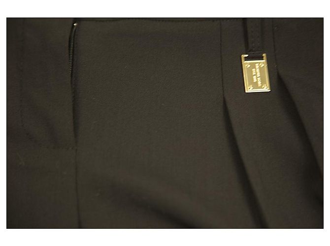 Michael Kors Schwarze Woll-Bermuda-Shorts Cropped-Hose Hosengröße US 4 - Ansicht 5
