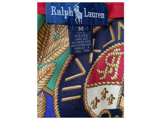 falda cruzada de Ralph Lauren. Roja - vista 3