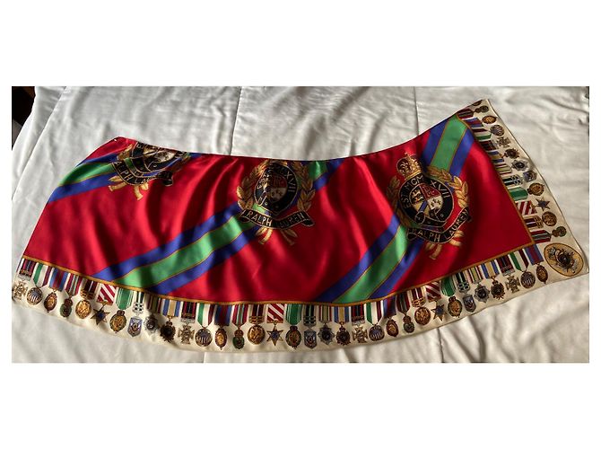 falda cruzada de Ralph Lauren. Roja - vista 4