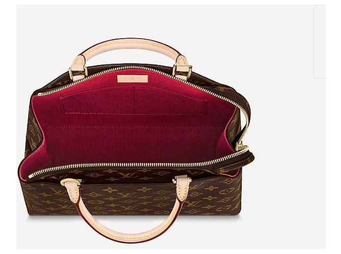 Louis Vuitton Borsa tote LV Petit Palais Marrone - vista 2