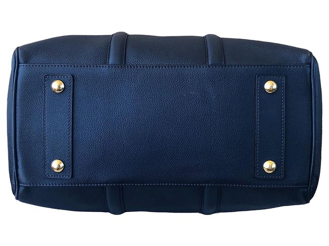 Borsa Louis Vuitton Sofia Coppola in pelle blu navy - vista 10
