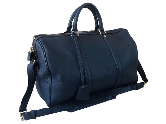 Borsa Louis Vuitton Sofia Coppola in pelle blu navy - vista 2