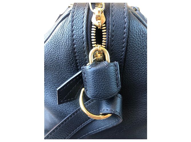 Borsa Louis Vuitton Sofia Coppola in pelle blu navy - vista 7