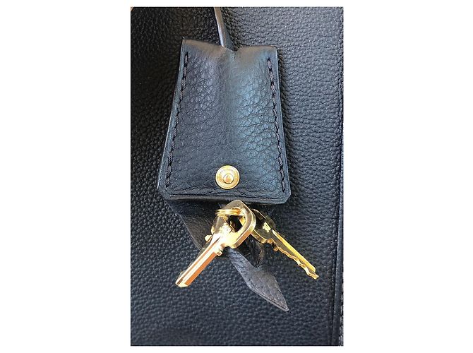 Borsa Louis Vuitton Sofia Coppola in pelle blu navy - vista 8