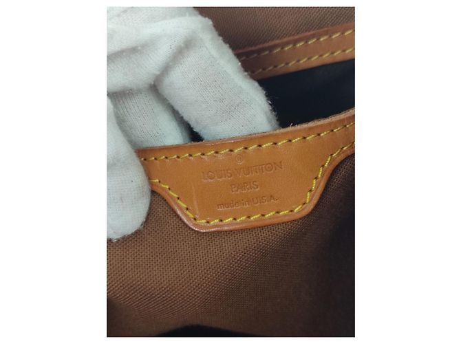 Louis Vuitton Montsouris-Rucksack Braun - Ansicht 17