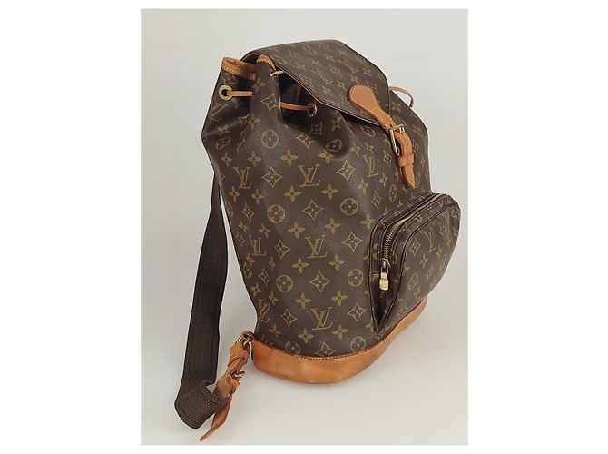 Louis Vuitton Montsouris-Rucksack Braun - Ansicht 2