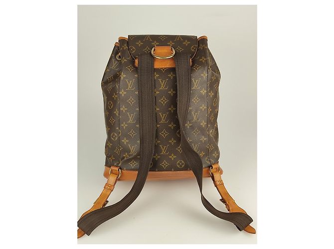 Louis Vuitton Montsouris-Rucksack Braun - Ansicht 3