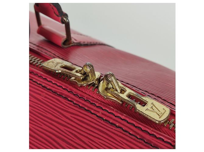 Louis Vuitton borsa da viaggio Epi Keepall 55 Rosso - vista 13