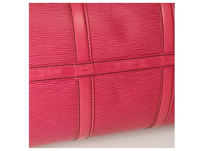 Louis Vuitton borsa da viaggio Epi Keepall 55 Rosso - vista 9