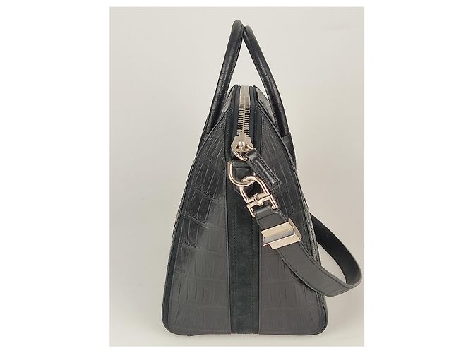 Bolsa Givenchy Antigona em couro com efeito crocodilo - vista 2