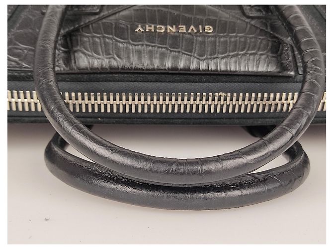 Bolsa Givenchy Antigona em couro com efeito crocodilo - vista 8