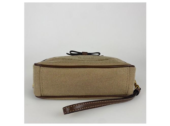 Bolsa clutch com logo Prada Jacquard - vista 2