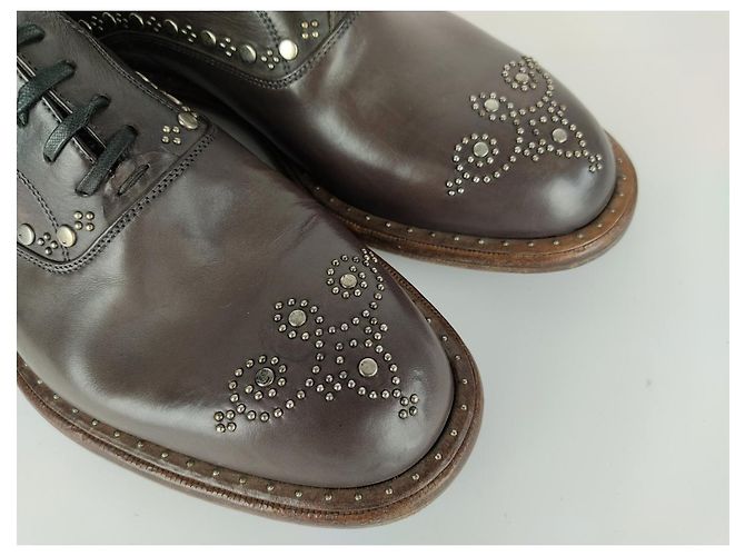 Dolce & Gabbana Old Style chaussures à lacets avec clous (US 8/ UE 41) - vue 4