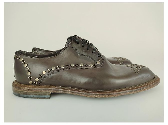 Dolce & Gabbana Old Style chaussures à lacets avec clous (US 8/ UE 41) - vue 5