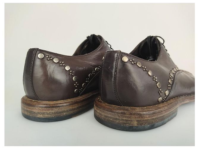 Dolce & Gabbana Old Style chaussures à lacets avec clous (US 8/ UE 41) - vue 7