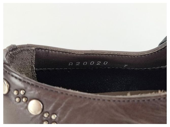 Dolce & Gabbana Old Style chaussures à lacets avec clous (US 8/ UE 41) - vue 8