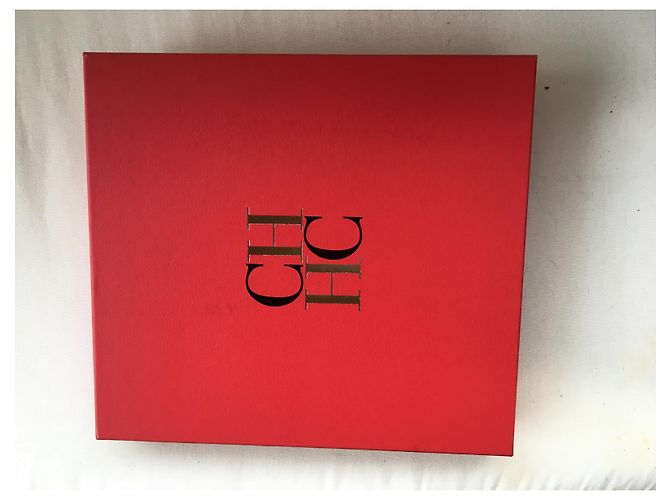 Carolina Herrera Sehr feiner Pullover mit V-Ausschnitt Rot - Ansicht 3
