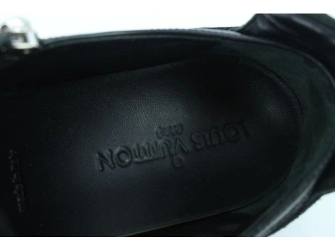 Louis Vuitton Herren 7 US Damier Graphite Nylon Punchy Low-Top-Sneaker - Ansicht 3