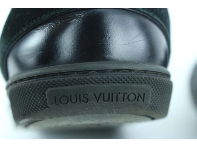 Louis Vuitton Herren 7 US Damier Graphite Nylon Punchy Low-Top-Sneaker - Ansicht 6