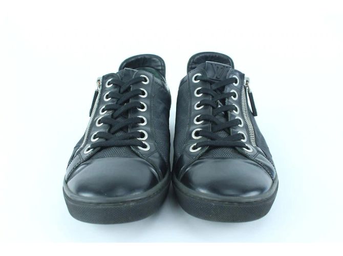 Louis Vuitton Herren 7 US Damier Graphite Nylon Punchy Low-Top-Sneaker - Ansicht 7