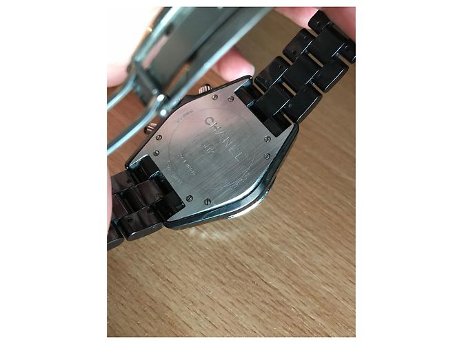 Orologio Chanel J12 Cronografo Automatico Ceramica Nera Nero - vista 4