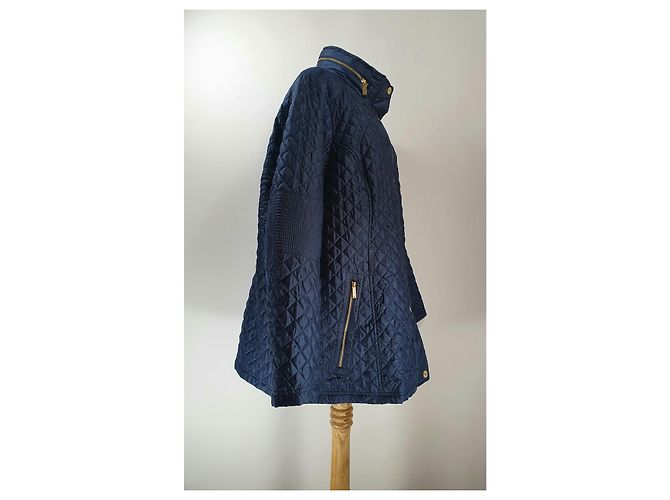 Michael Kors Blue Polyester Jacket XL - view 2