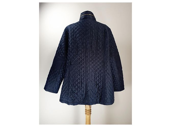Michael Kors Blue Polyester Jacket XL - view 3