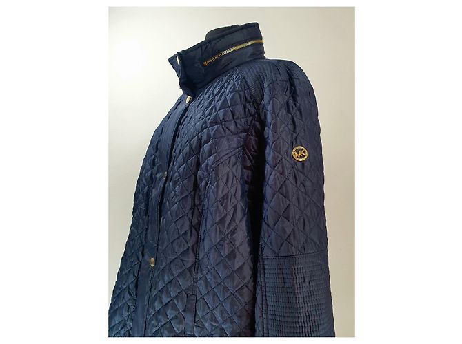 Michael Kors Blue Polyester Jacket XL - view 4