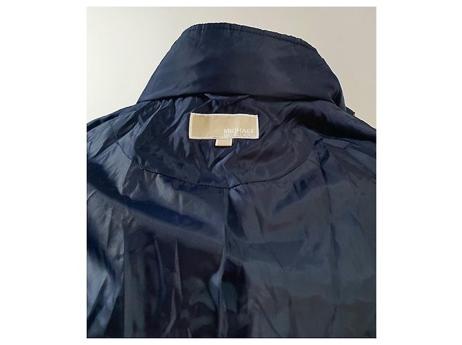 Michael Kors Blue Polyester Jacket XL - view 6