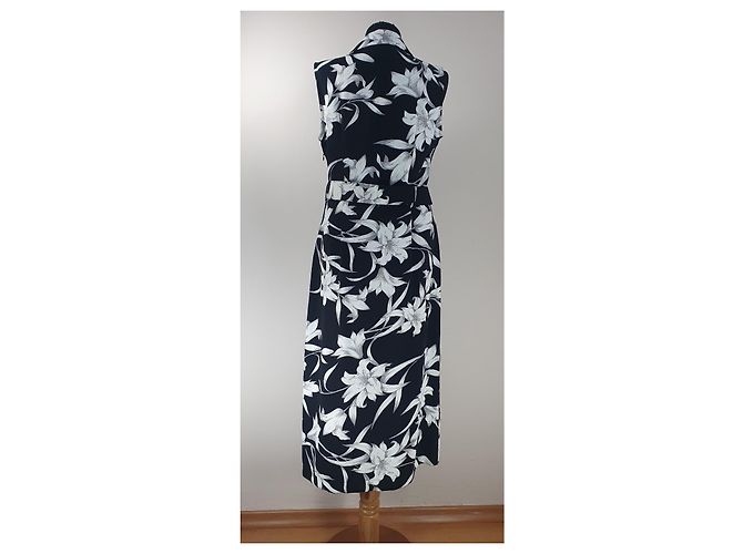 Joseph Ribkoff Kleid Schwarz Weiß Polyester - Ansicht 5