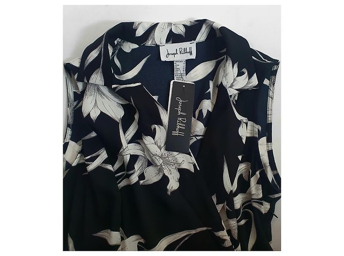 Joseph Ribkoff Kleid Schwarz Weiß Polyester - Ansicht 6