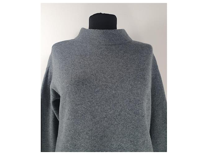 & Other Stories Pullover in Grau Baumwolle Wolle S - Ansicht 2
