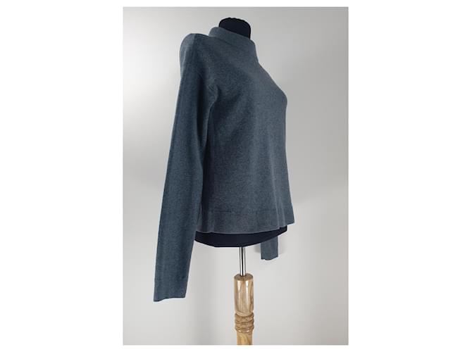 & Other Stories Pullover in Grau Baumwolle Wolle S - Ansicht 3