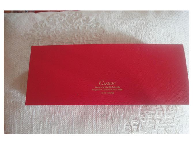 Penna a sfera Cartier placcata oro e argento Silver hardware - vista 6