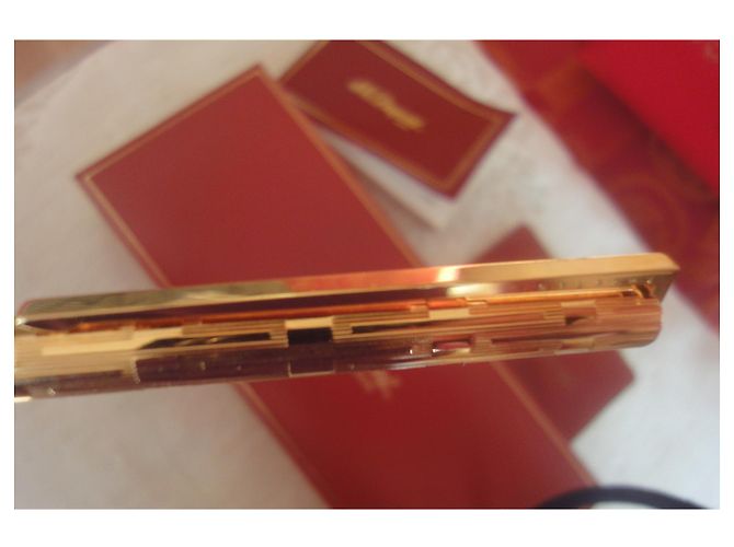 St Dupont penna a sfera con clip - Gold hardware - vista 3