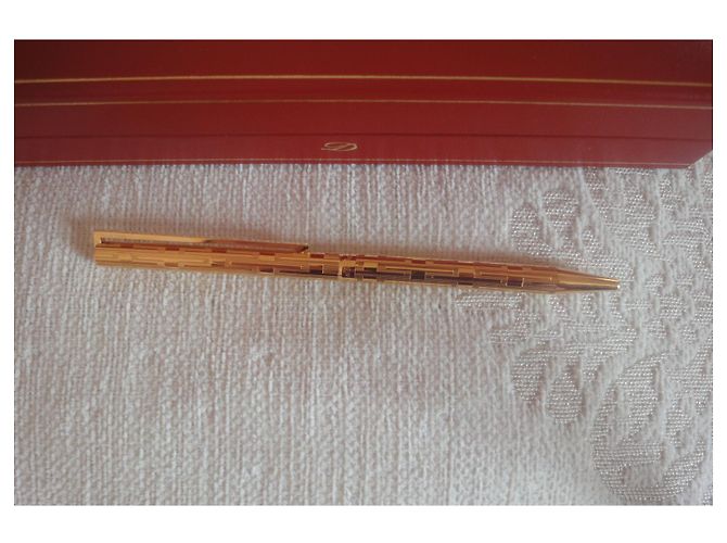 St Dupont penna a sfera con clip - Gold hardware - vista 5