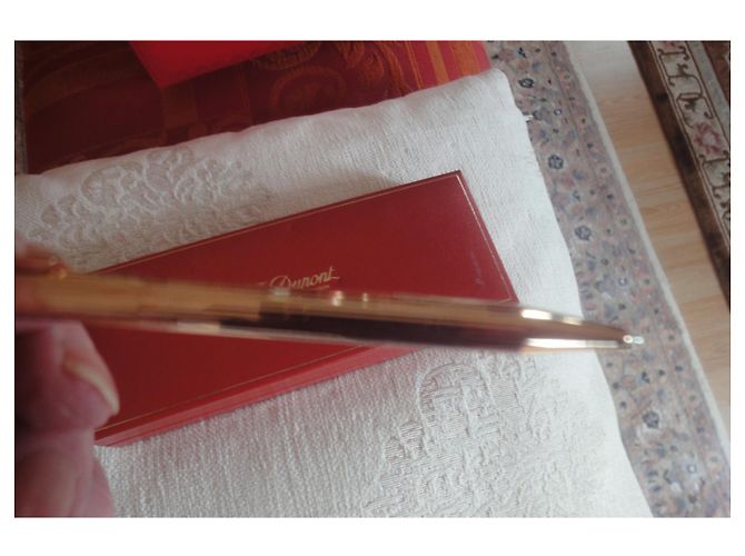 St Dupont penna a sfera con clip Gold hardware - vista 5