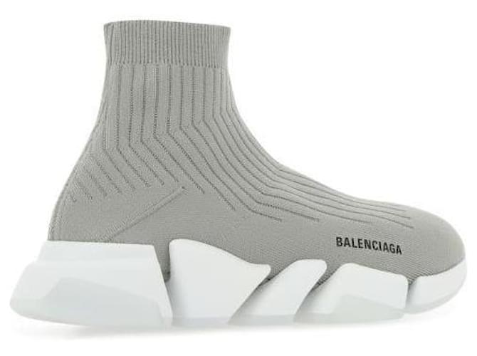 Balenciaga - Speed sneakers 2.0 gray stretch polyester Grey Synthetic ...