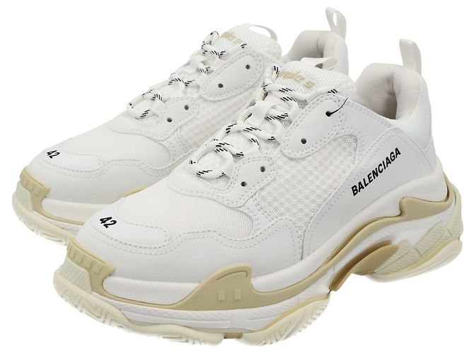 Sneaker Triple S Balenciaga Da Uomo Di Colore Nero - vista 3