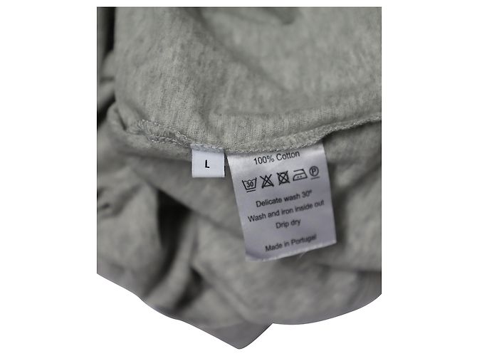 Camiseta de algodón gris con estampado de herradura de Bella Freud - vista 8
