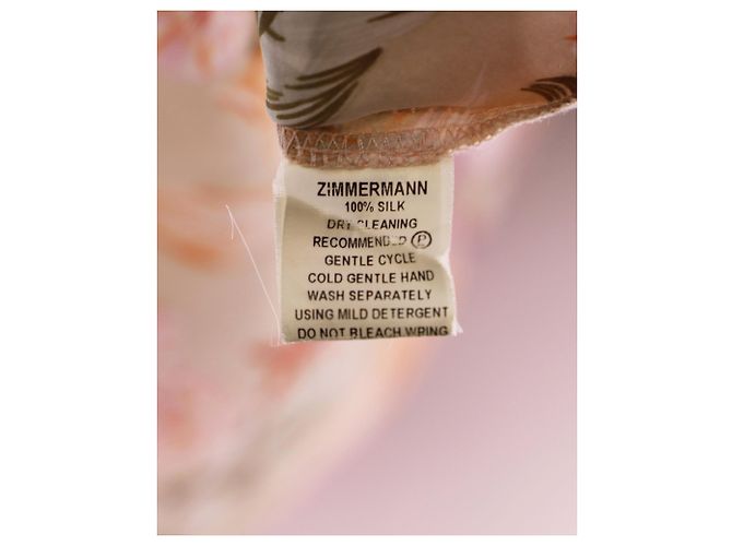 VESTIDO ENVOLVENTE ZIMMERMANN Impresión de pitón - vista 5