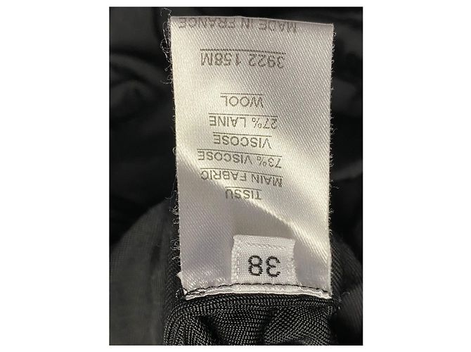 Balmain Cut Out Kleid mit Seitenschlitz in schwarzer Viskose - Ansicht 6