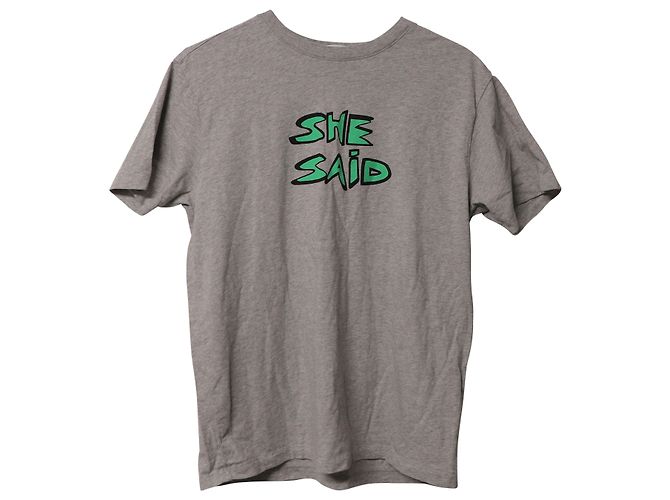 Camiseta Bella Freud She Said de algodón Gris - vista 4