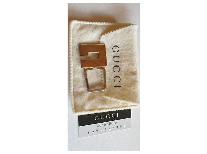 Portachiavi vintage Gucci Argento - vista 5