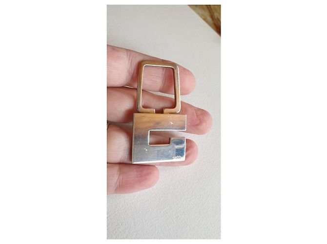 Portachiavi vintage Gucci Argento - vista 6