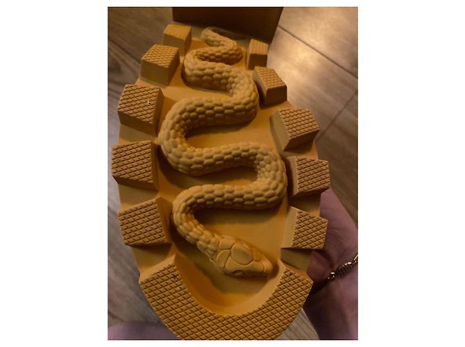 Botas de lluvia Gucci de cuero caramel Caramelo - vista 7