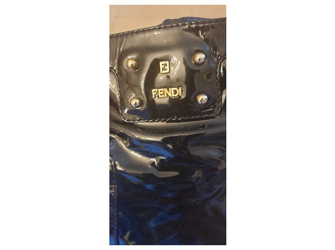 Fendi Stiefeletten Schwarz Lackleder 40 EU - Ansicht 3